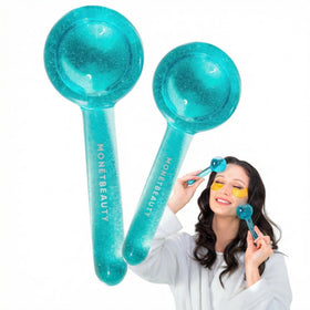 MonétBeauty Ice Globes for Face in blue color, front view