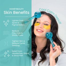 MonétBeauty Ice Globes for Face in packaging, side view