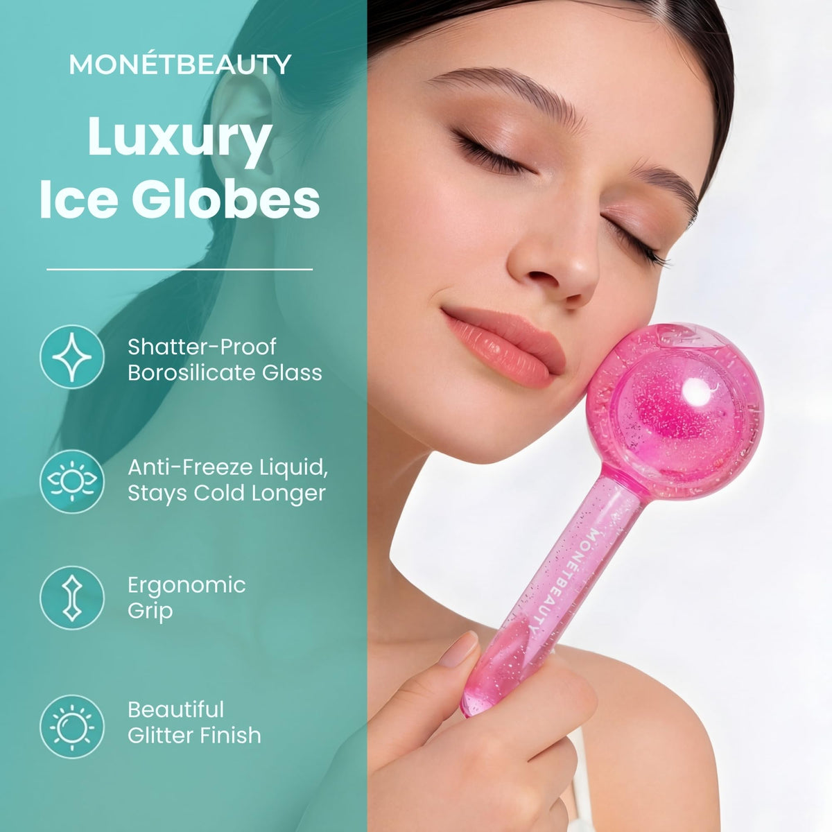 MonétBeauty Ice Globes for Face with beauty products