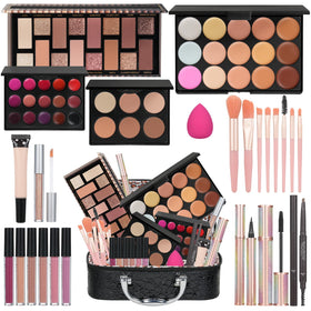 Moobirlet Makeup Kit full view with various cosmetics