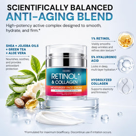 MOONRIN Retinol Cream 1.85 Oz side view