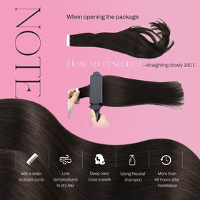 Moresoo Darkest Brown Hair Extensions styled in loose waves