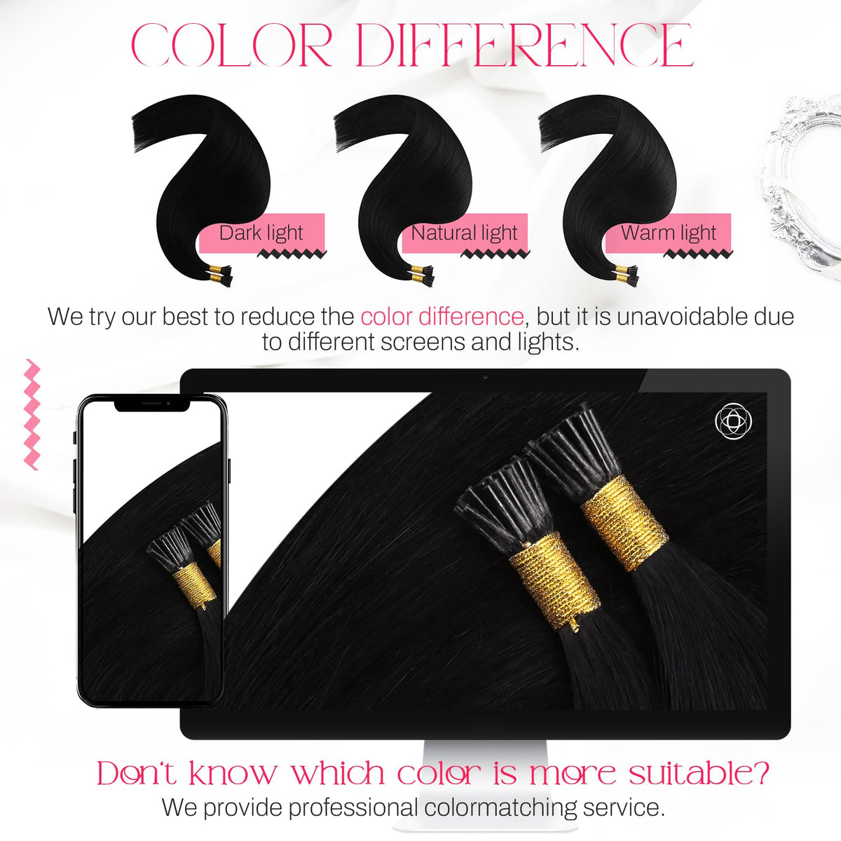 Moresoo I Tip Hair Extensions in a natural setting