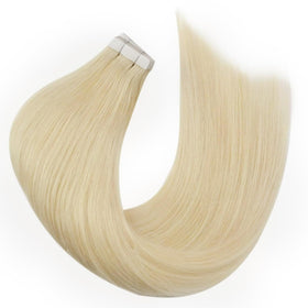 Moresoo Invisible Tape Hair Extensions back view