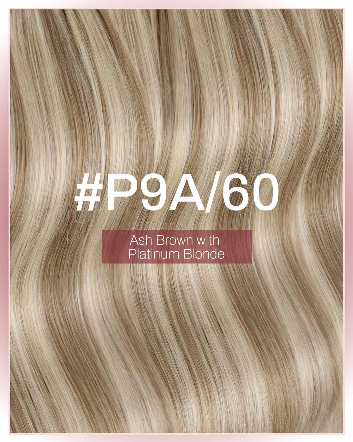 Moresoo Light Brown Blonde Hair Extensions styled in waves