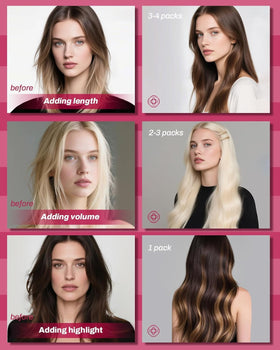 Moresoo Micro Bead Hair Extensions Ash Blonde Highlight styled in waves