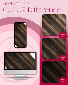 Moresoo Micro Link Hair Extensions in a lifestyle setting