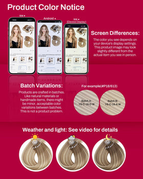 Moresoo Micro Link Hair Extensions showing natural blend