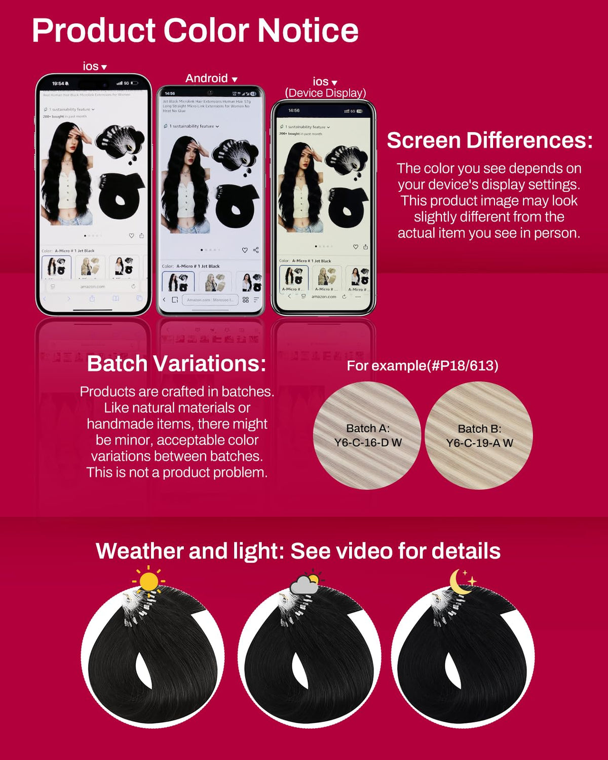 Moresoo Micro Loop Hair Extensions installation process