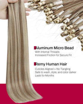 Moresoo Micro Loop Hair Extensions packaging
