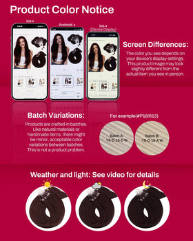 Moresoo Micro Loop Hair Extensions showing attachment points