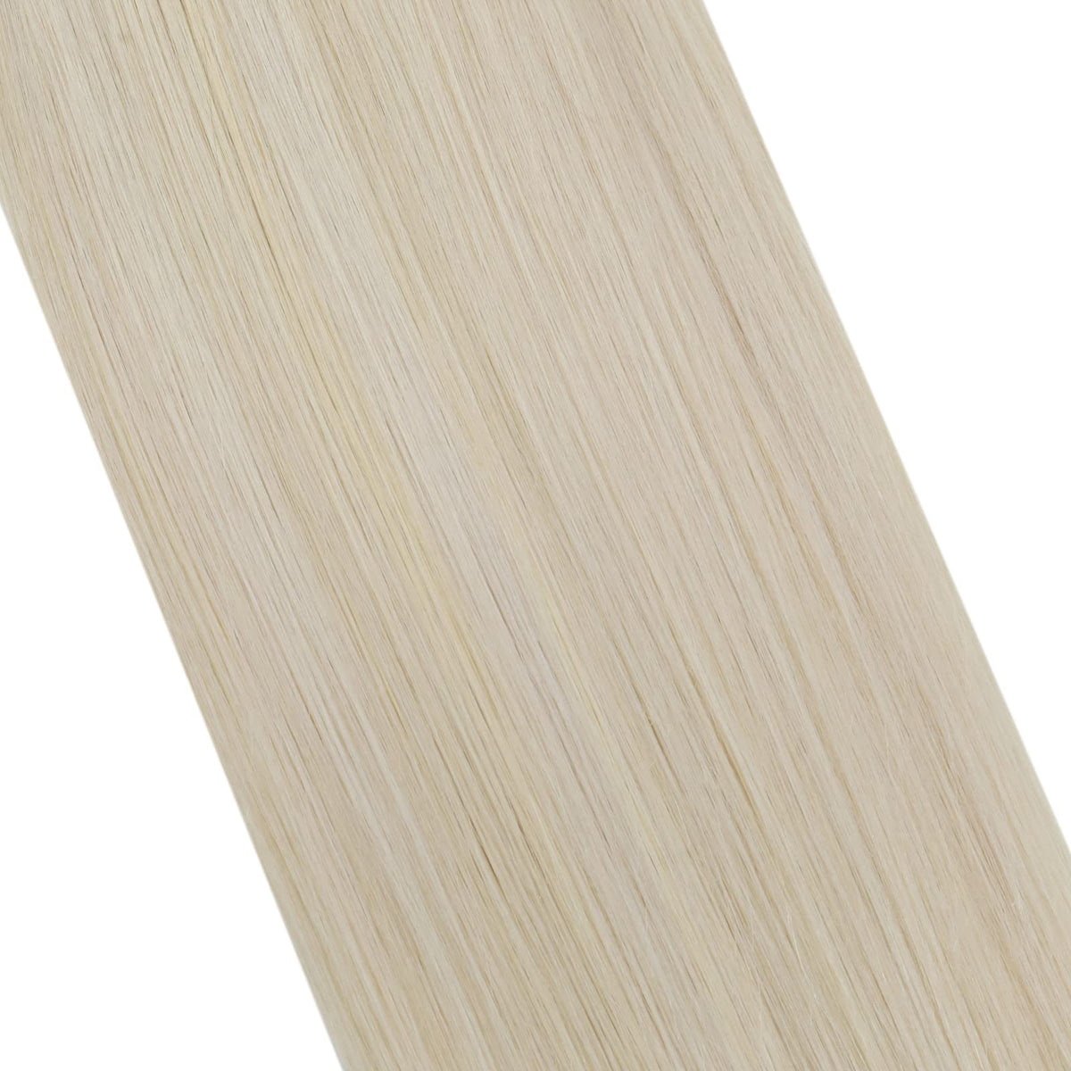 Moresoo Microlink Hair Extensions 24 Inch White Blonde front view