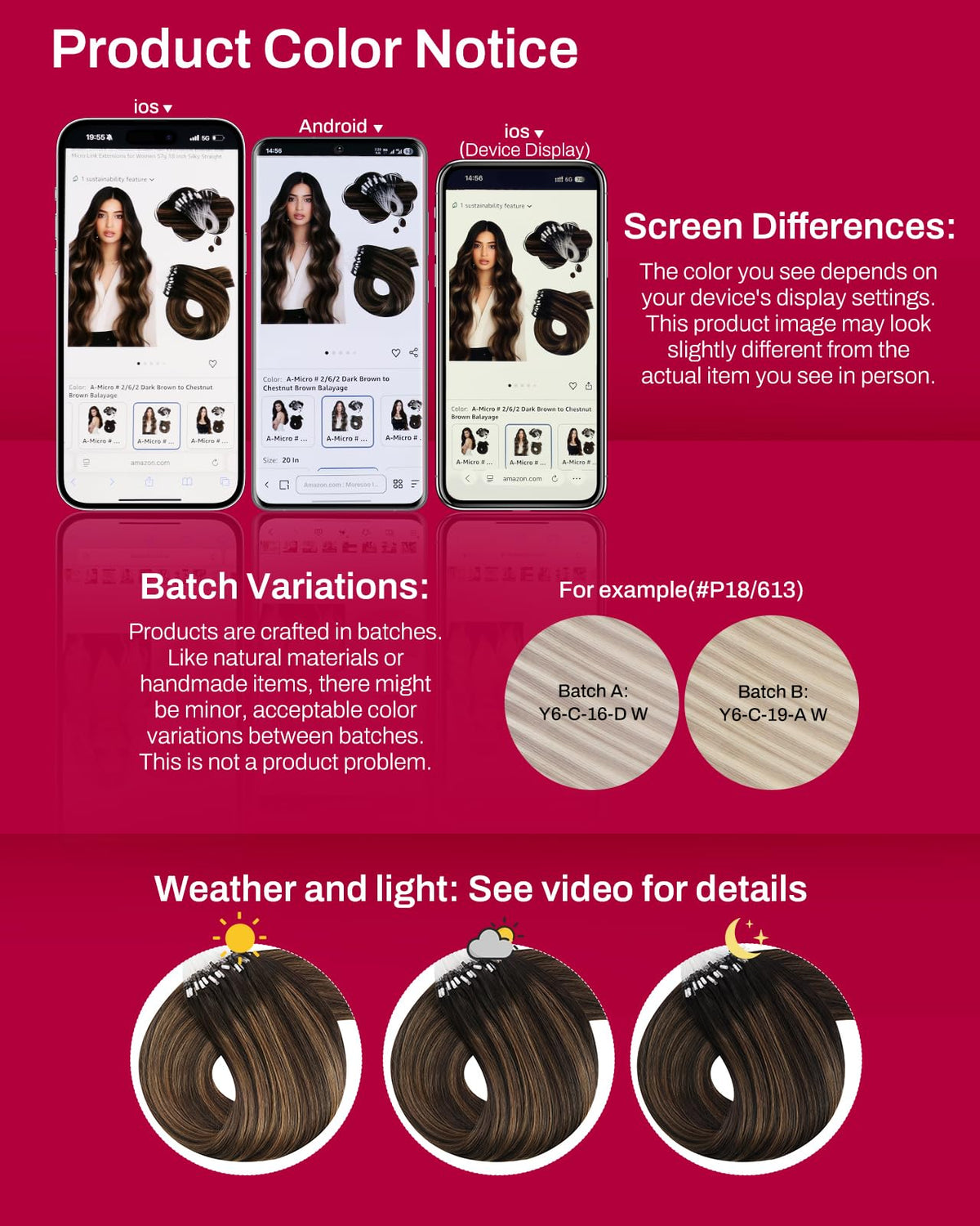 Moresoo Microlink Hair Extensions showing natural blend