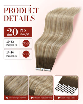 Moresoo Tape in Extensions close-up of the weft