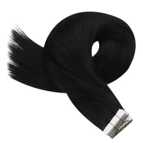 Moresoo Tape-In Extensions showing color variation