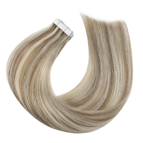 Moresoo Tape-In Hair Extensions 24in length comparison