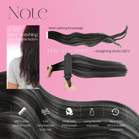 Moresoo Tape-In Hair Extensions back view