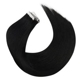 Moresoo Tape-In Hair Extensions showing the texture