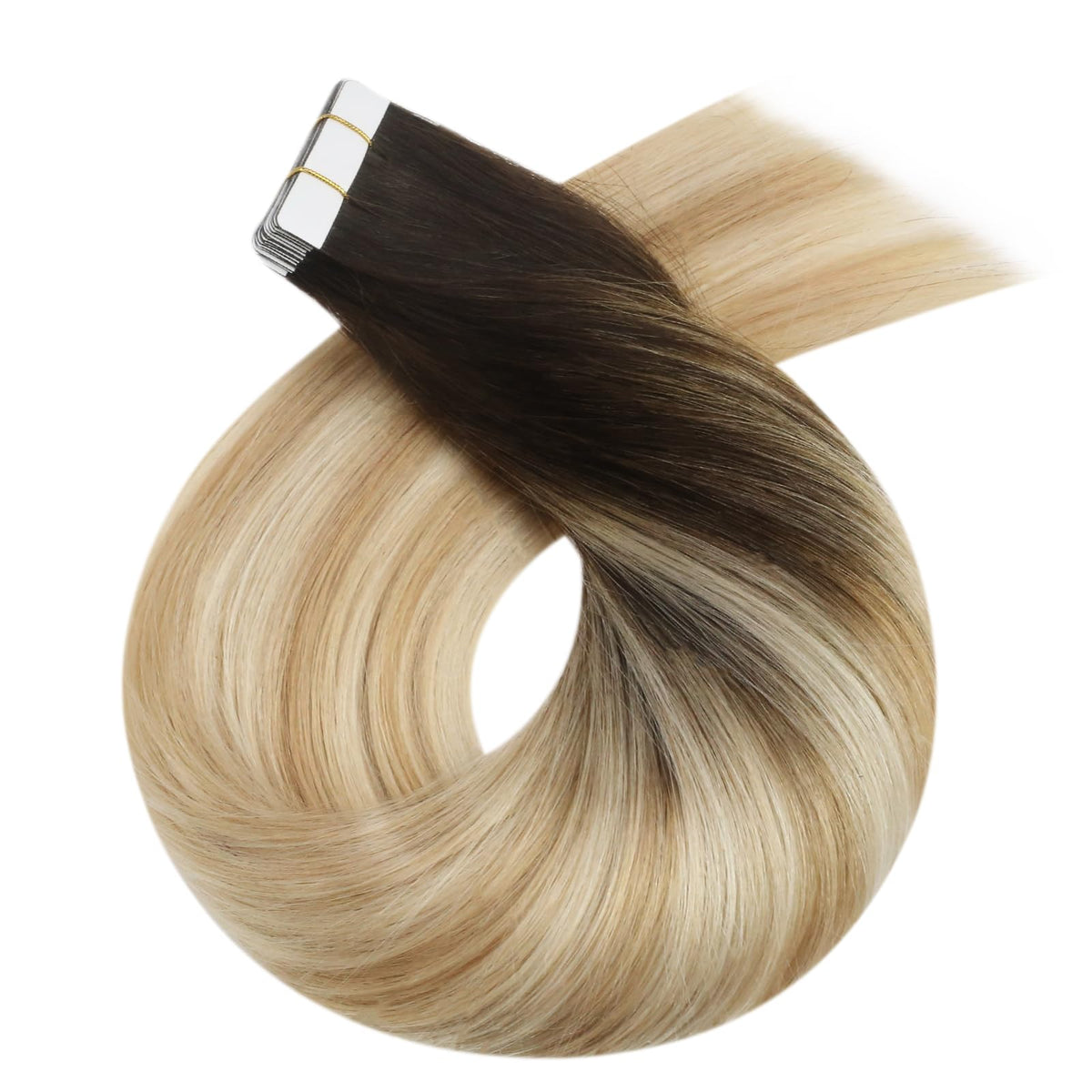 Moresoo Tape in Human Hair Extensions installation process