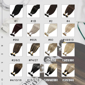 Moresoo U Tip Hair Extensions installation process