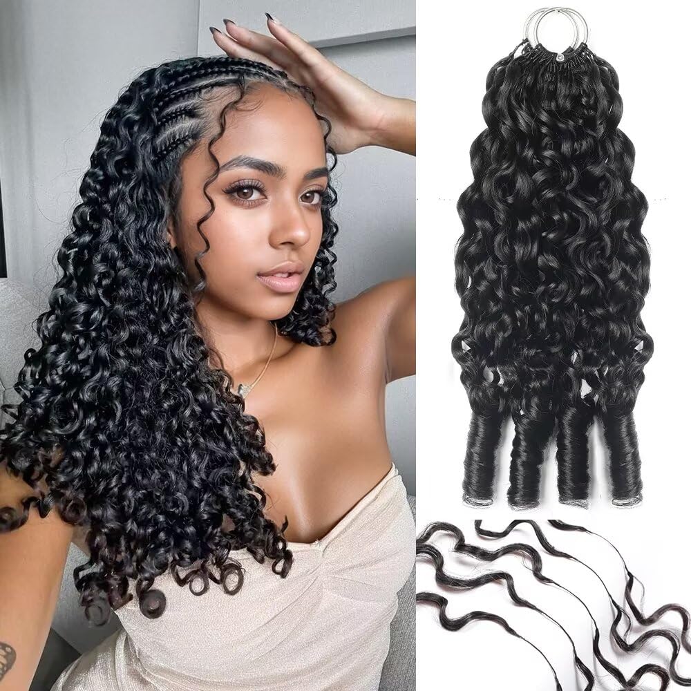 MORGENSTAR Burmese Curly Crochet Hair 20 Inch front view