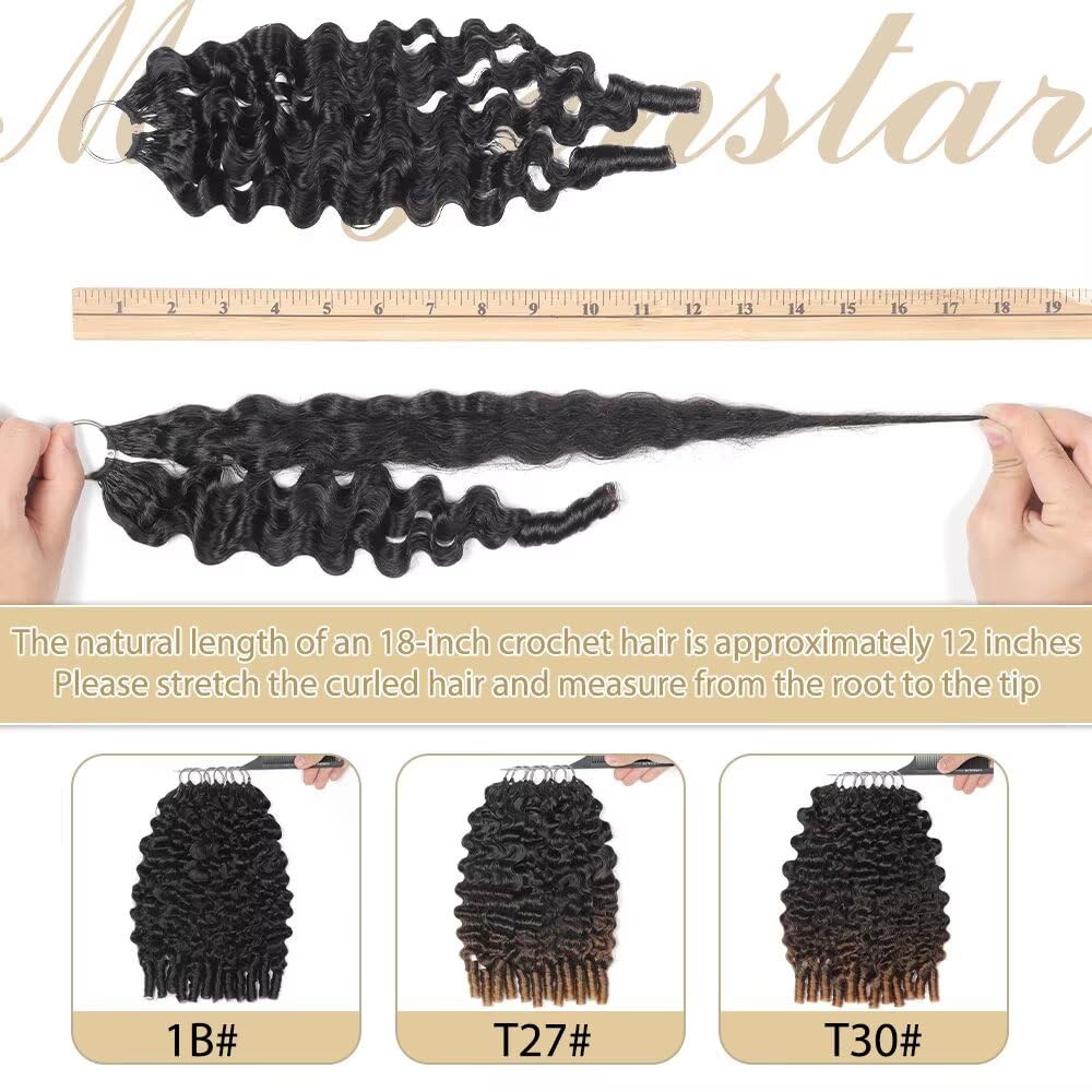 MORGENSTAR Burmese Curly Crochet Hair 22 Inch in a hairstyle