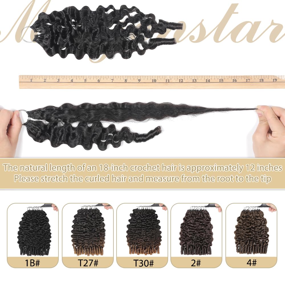 MORGENSTAR Burmese Curly Crochet Hair styled in a high ponytail