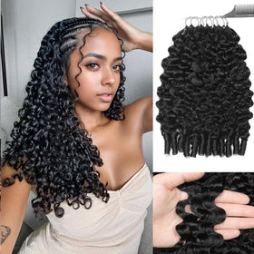 MORGENSTAR Burmese Curly Hair Extensions 231g front view