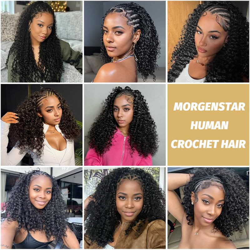 MORGENSTAR Burmese Curly Hair Extensions in various lengths