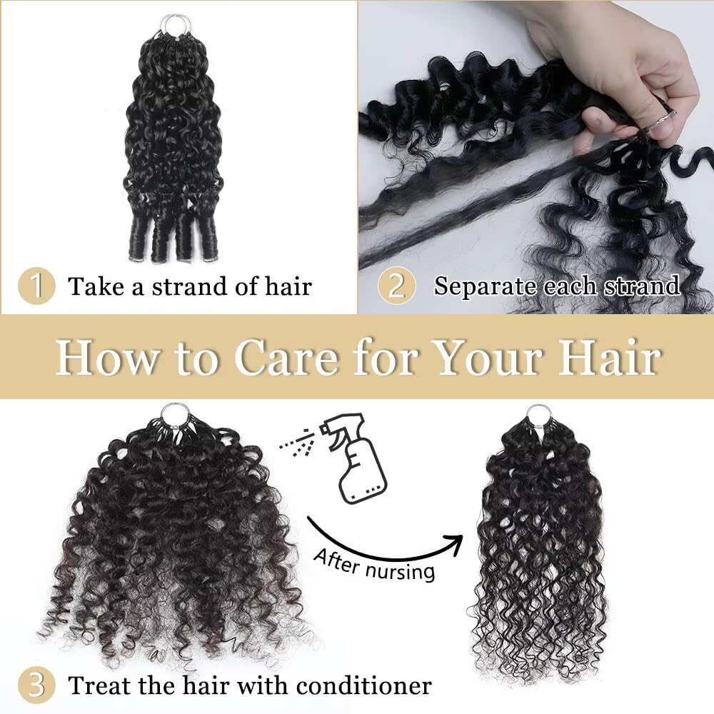 MORGENSTAR crochet hair bundle displayed with crochet hook