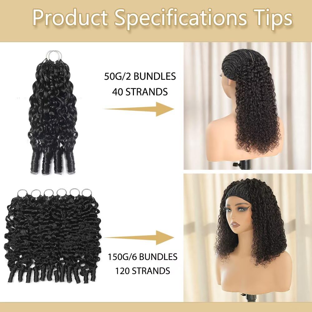 MORGENSTAR Crochet Hair bundle showing texture and colour