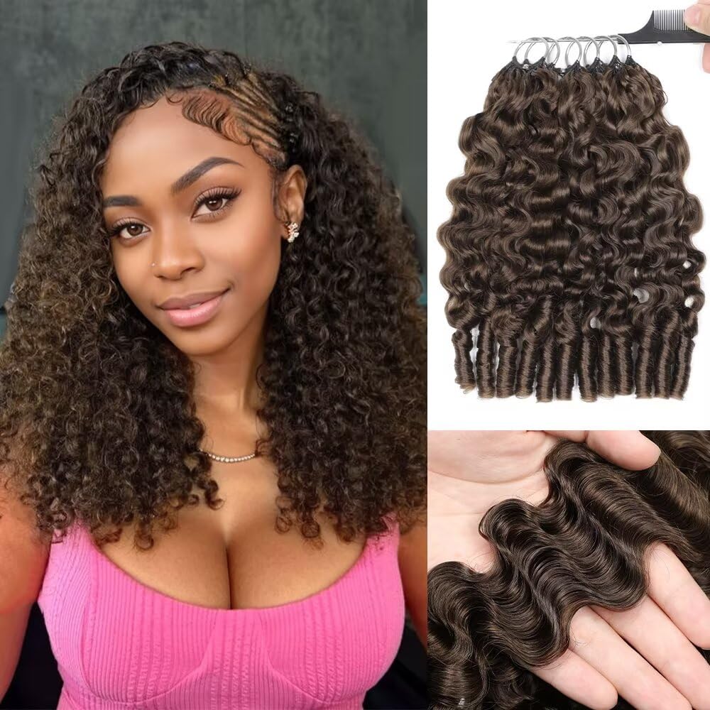 MORGENSTAR Crochet Human Hair 20 Inch bundle front view