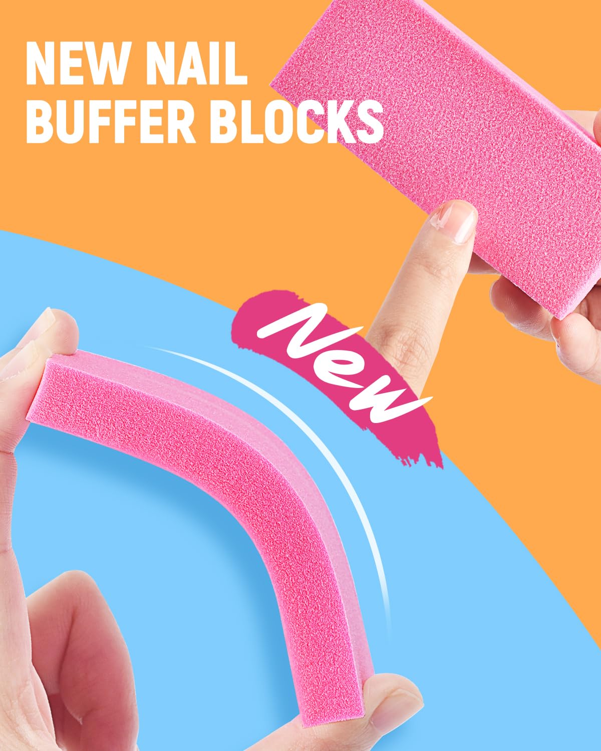 MORGLES nail buffers and files displayed together