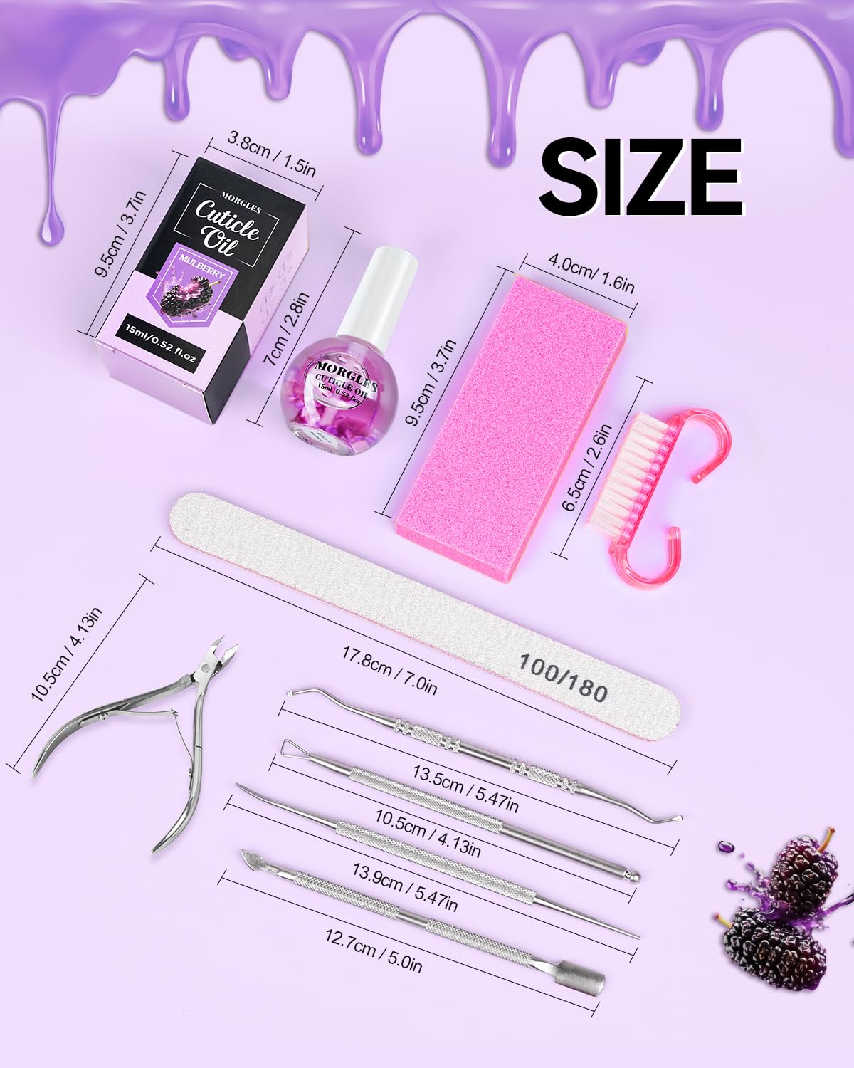 MORGLES Nail Care Kit packaging front view