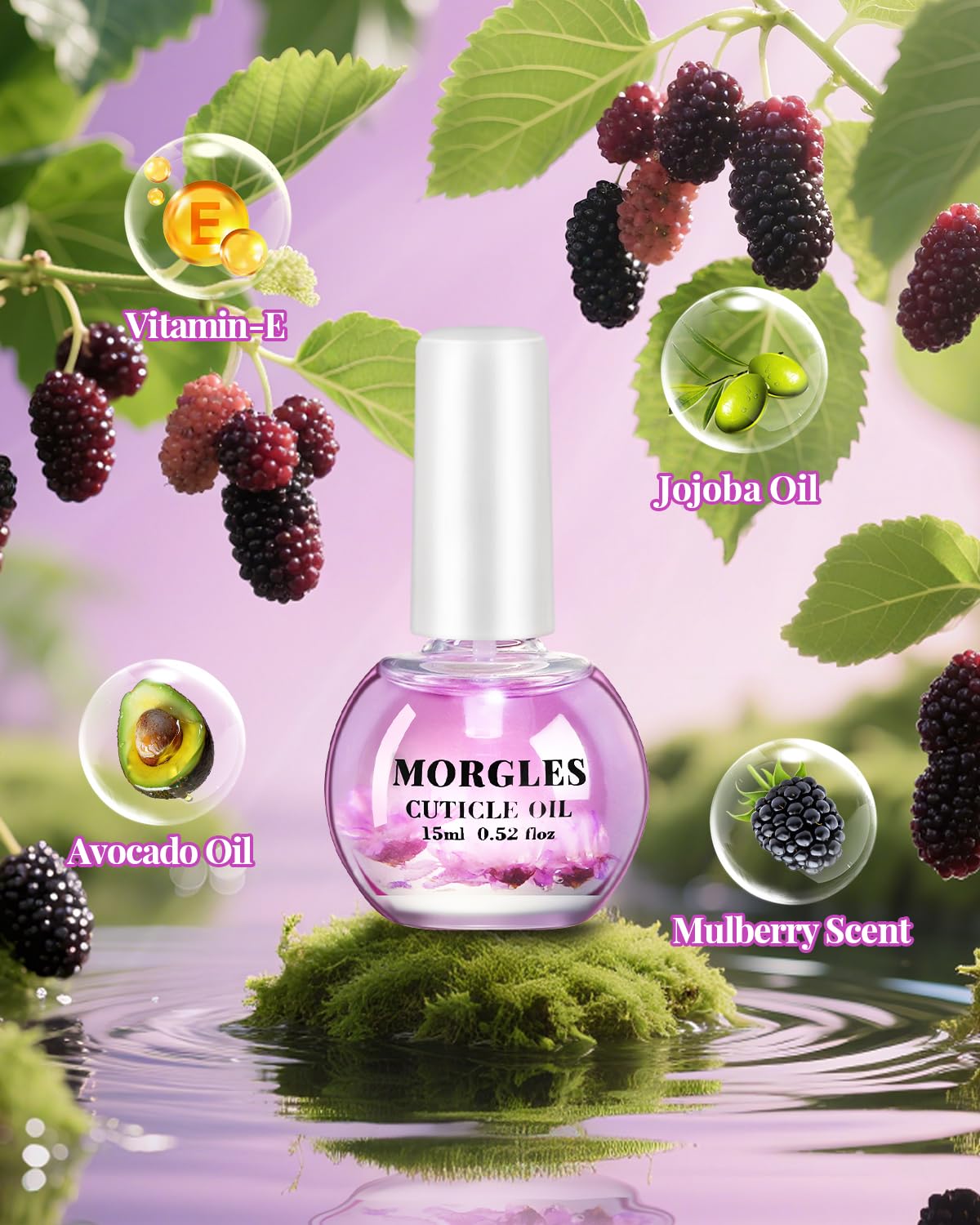 MORGLES Nail Care Kit showing cuticle clipper and pusher