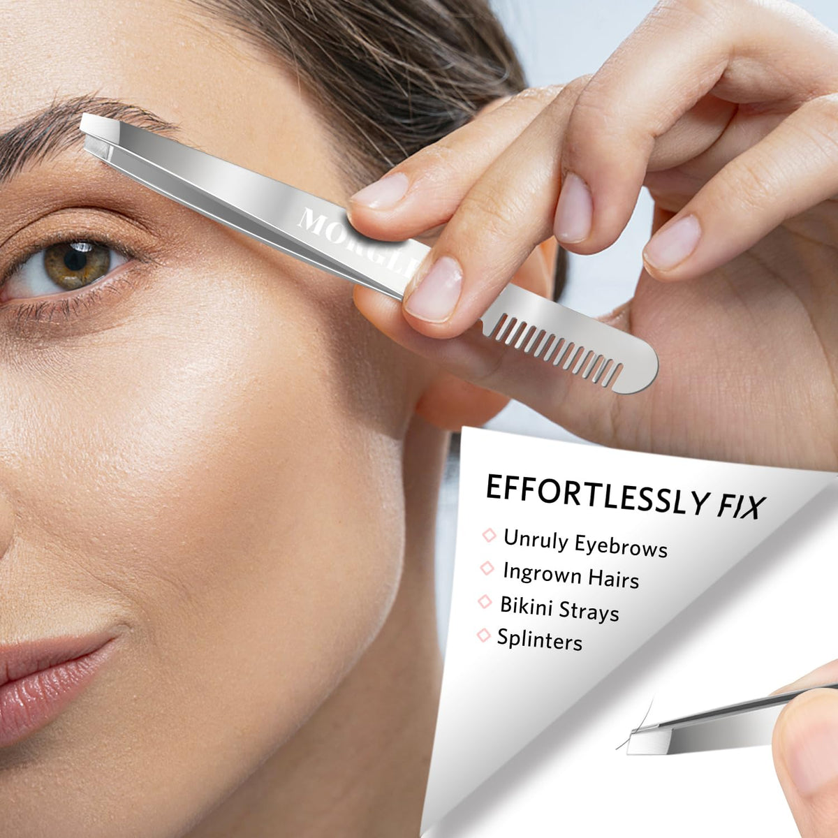 MORGLES nail clippers with dual-sided file