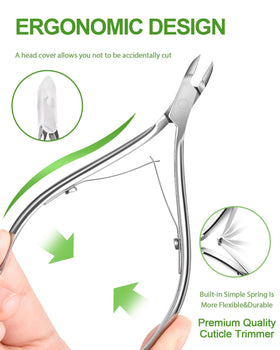MORGLES stainless steel cuticle nippers and tools