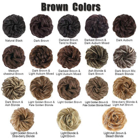 MORICA Messy Bun Hair Piece Jet Black packaging