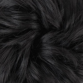 MORICA Messy Bun Hair Piece Jet Black with clips and rubber band