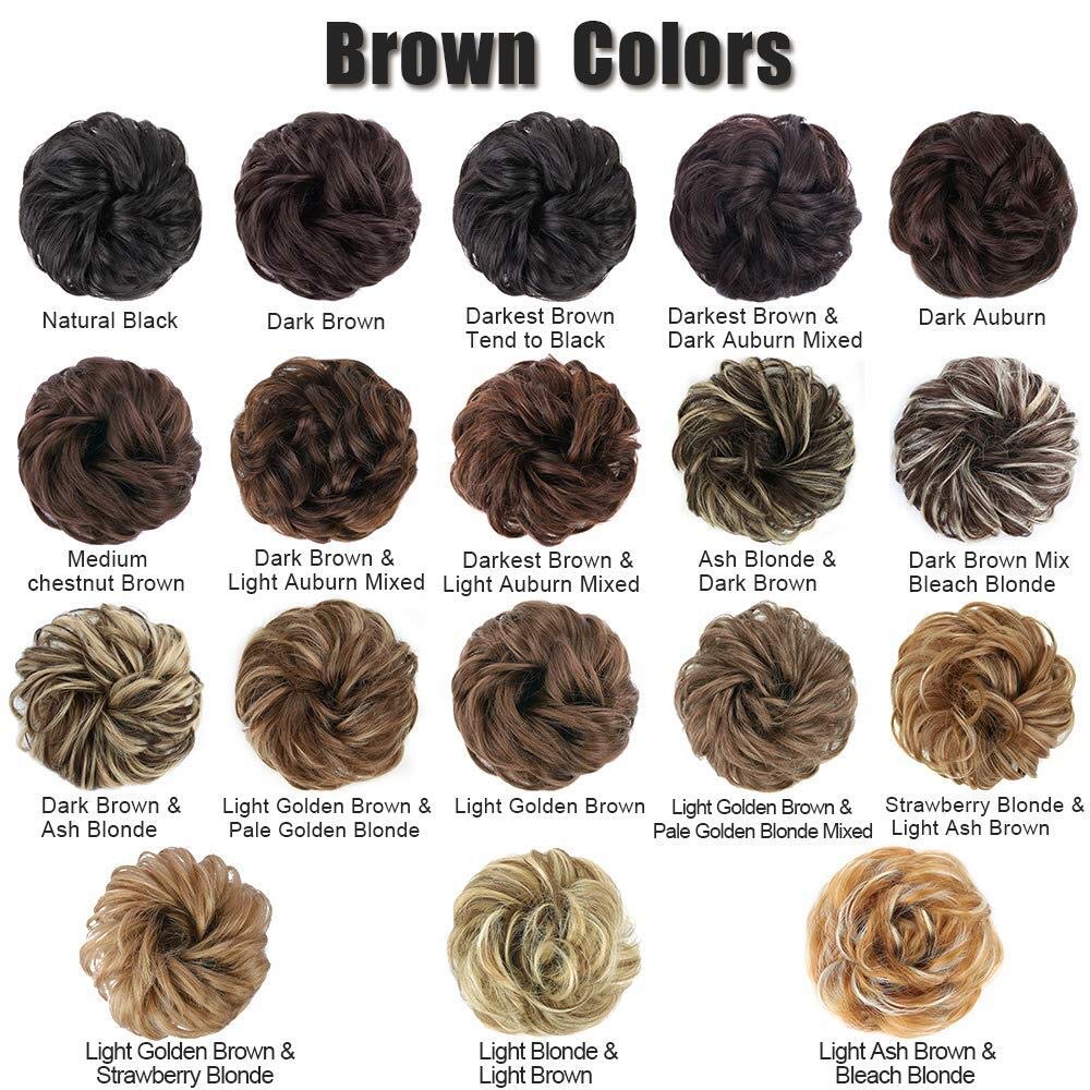 MORICA Messy Bun Hair Piece with clips and rubber band