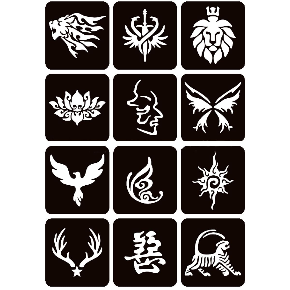 Moricher temporary tattoo kit packaging with all components