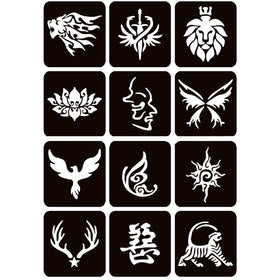 Moricher temporary tattoo kit packaging with all components