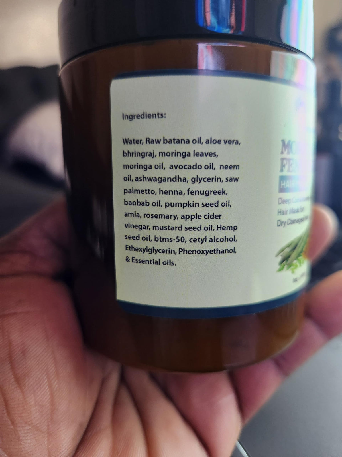 Moringa & Fenugreek Hair Mask lifestyle scene