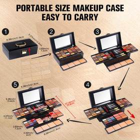 MORNECA makeup kit with eyeliner pencil and lip liner