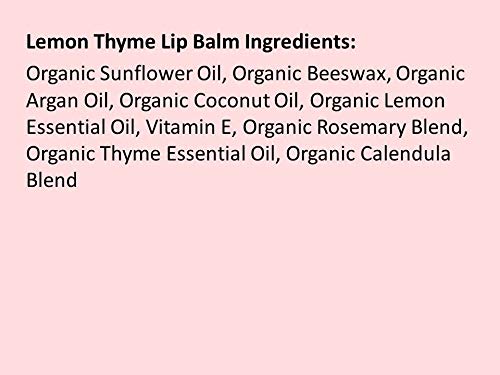 Moroccan Magic Lemon Thyme Lip Balm with soft tube design