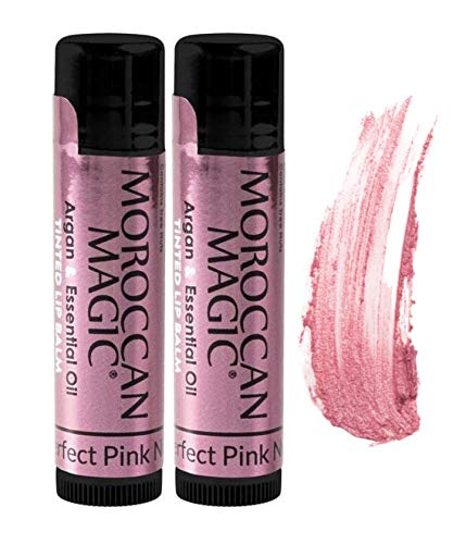 Moroccan Magic Perfect Pink Tinted Lip Balm front view