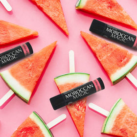 Moroccan Magic Watermelon Lip Balm with fresh watermelon