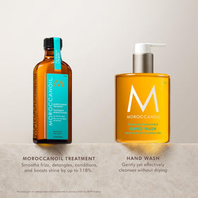 Moroccanoil and Hand Wash side by side