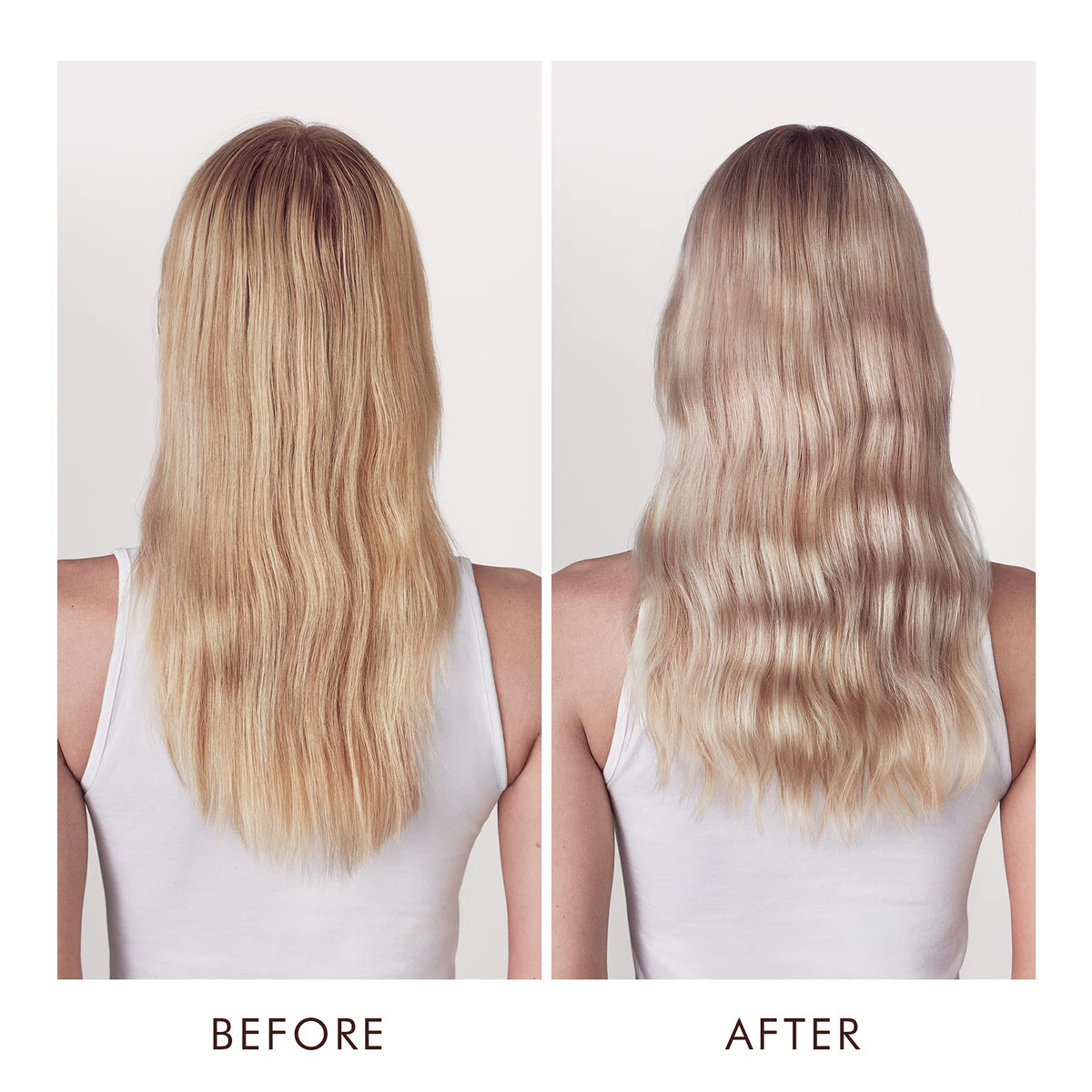 Moroccanoil Blonde Perfecting Purple Shampoo bottle back view