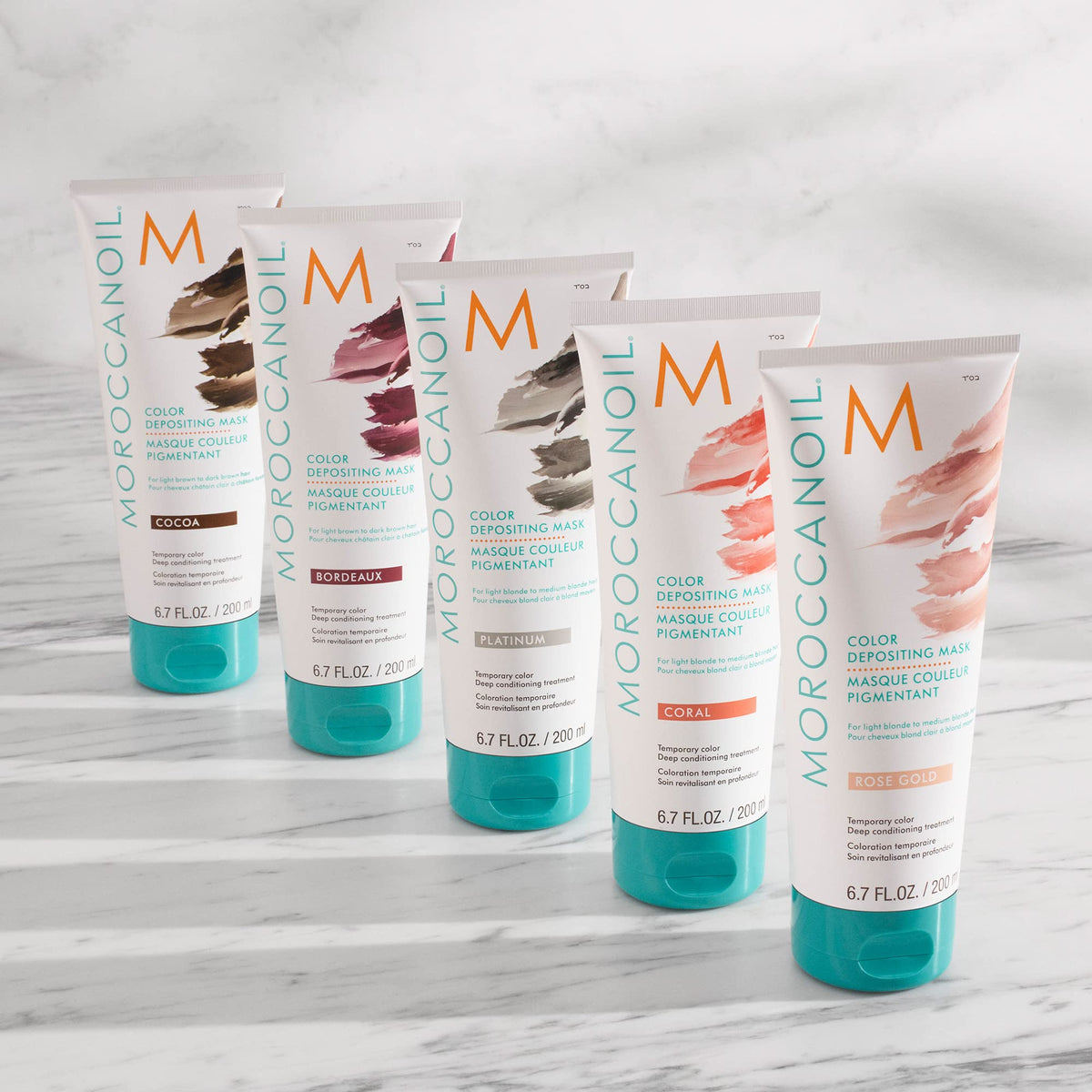 Moroccanoil Color Depositing Mask Platinum lifestyle scene